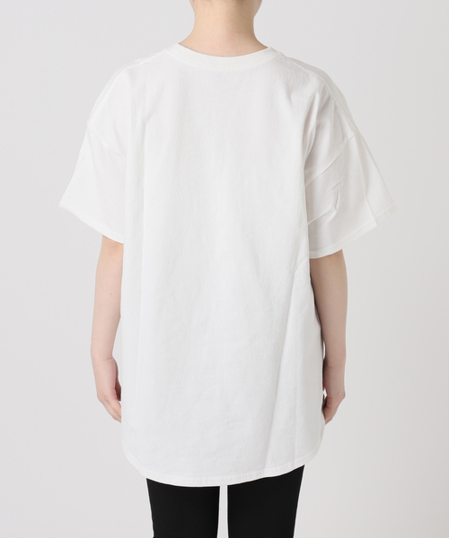tシャツ 「追加3」ラウンドヘムピグメントT レディースの画像