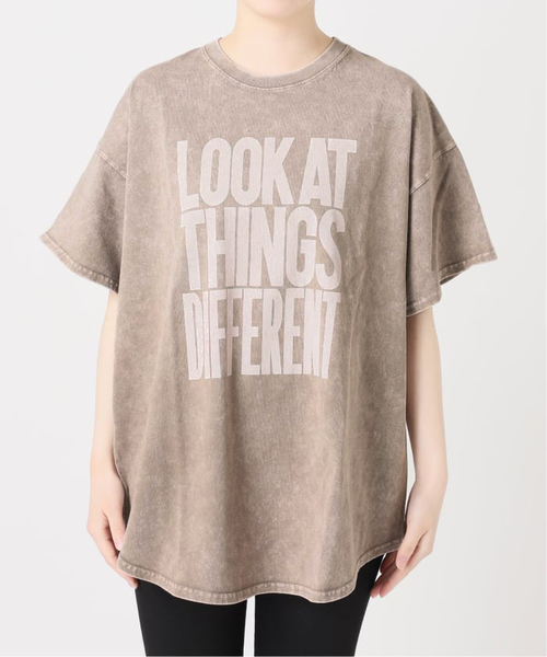 tシャツ 「追加3」ラウンドヘムピグメントT レディースの画像