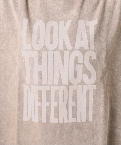 tシャツ 「追加3」ラウンドヘムピグメントT レディースの画像