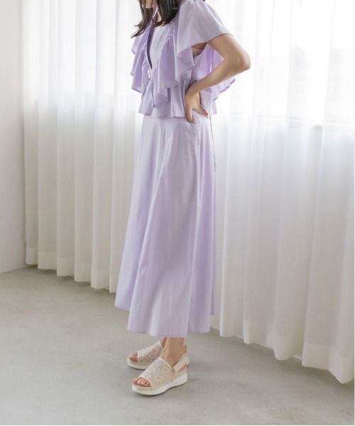 「RANDA」 ヒールサンダル M ピンクベージュ レディース_画像6