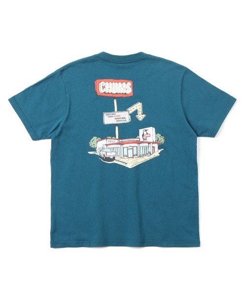 「CHUMS」 半袖Tシャツ 2XL ホワイト メンズ_画像6
