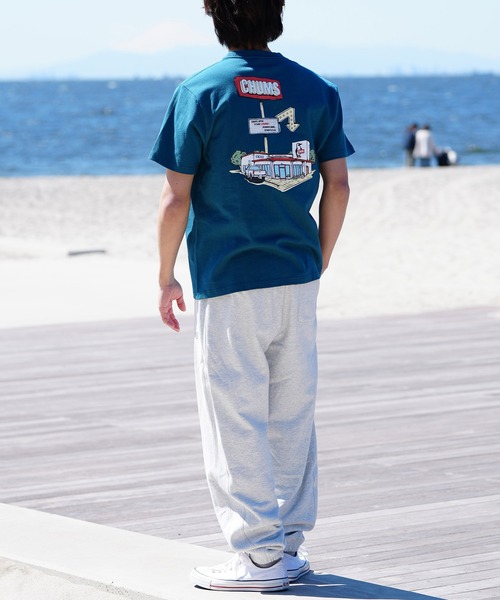 「CHUMS」 半袖Tシャツ 2XL ホワイト メンズ_画像9