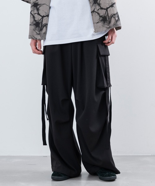 「JUNRED」 カーゴパンツ L チャコールグレー メンズ_画像2