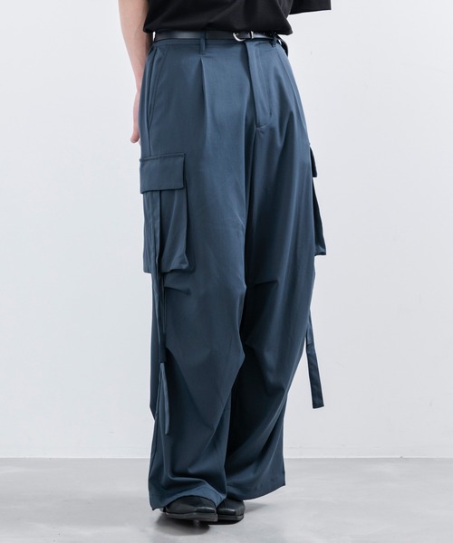 「JUNRED」 カーゴパンツ L チャコールグレー メンズ_画像8