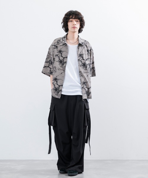 「JUNRED」 カーゴパンツ L チャコールグレー メンズ_画像9