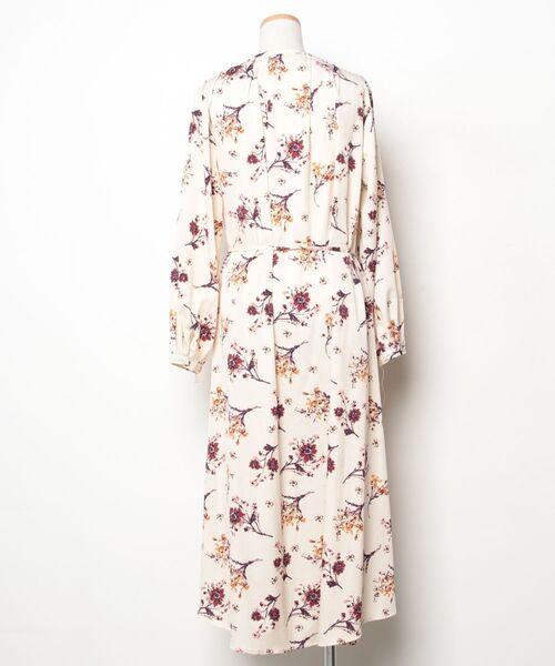 「fifth」 花柄シャツワンピース M ベージュ レディース_画像2