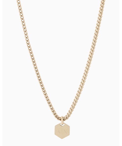 EMPORIO ARMANI ゴールドチェーンネックレス ARMANI EXCHANGE ネックレス 「A|X アルマーニ エクスチェンジ