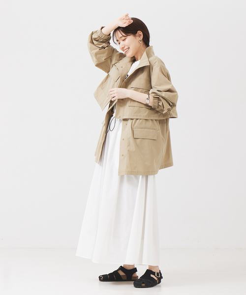 「abahouse mavie」 ジャケット フリー ブルー レディース_画像2