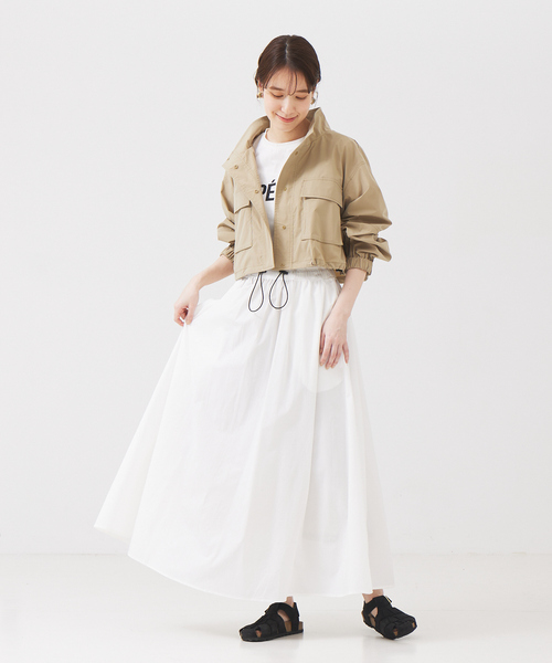 「abahouse mavie」 ジャケット フリー ブルー レディース_画像3