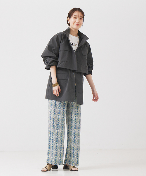 「abahouse mavie」 ジャケット フリー ブルー レディース_画像8