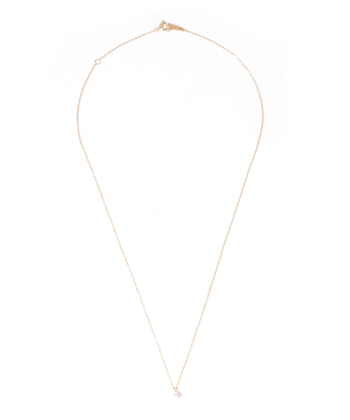 ANEMONE ネックレス 誕生石ネックレス「K10」「4月：ダイヤモンド