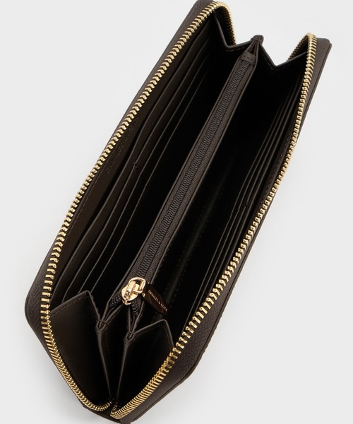 ★CHARLES&KEITH★Beryl Long Wallet ロングウォレット/送料込 Beryl ベリル ロングウォレット - Cream | CHARLES & KEITH