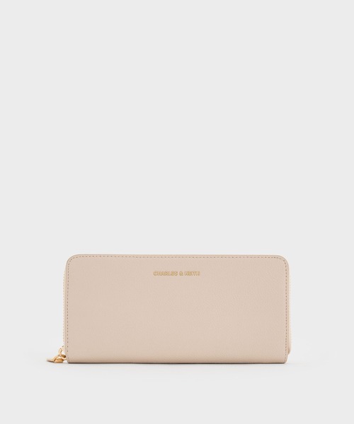CHARLES ＆ KEITH 財布 ジップアラウンド ロングウォレット