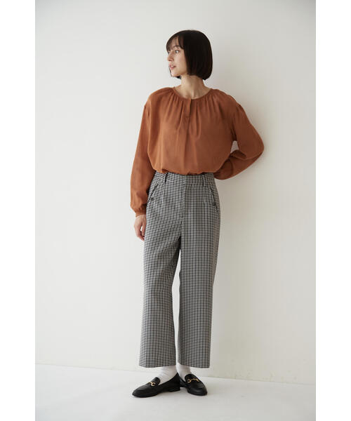 human woman（ヒューマンウーマン） パンツ ウールポリエステル