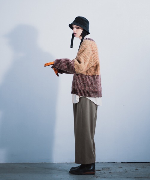 INDIETRO ASSOCIATION 帽子 ハット メンズ Leather Bucket Hat