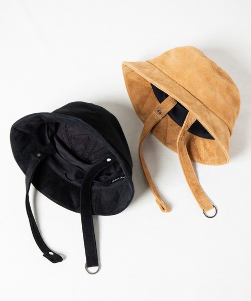 INDIETRO ASSOCIATION 帽子 ハット Leather Bucket Hat / レザー