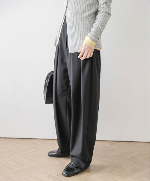 パンツ タックワイドパンツ レディース : ZOZOTOWN Yahoo!店 - 通販