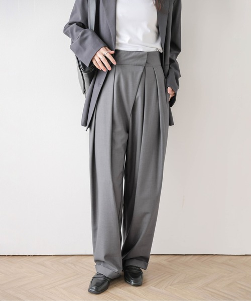 パンツ タックワイドパンツ レディース : ZOZOTOWN Yahoo!店 - 通販
