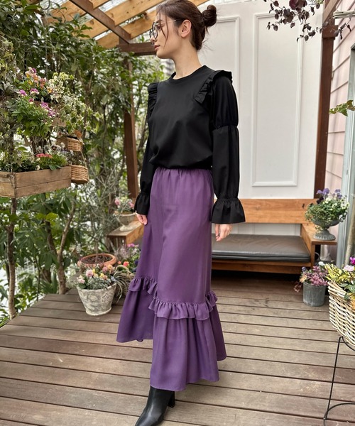 AVIE（アビィ） スカート ビエラティアードスカート : ZOZOTOWN Yahoo