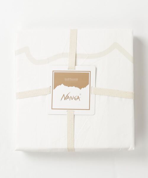 ナンガ リッジラインボックスシーツシングル オフホワイト 100×200