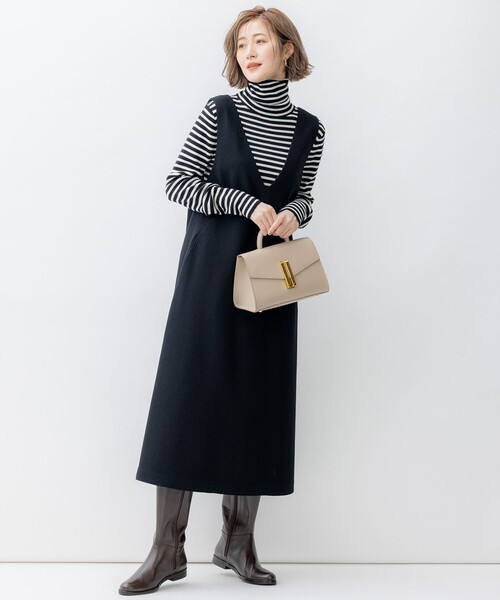 23区（ニジュウサンク） ワンピース ウールミルドジャージー