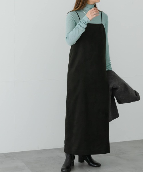 URBAN RESEARCH ワンピース フェイクスウェードキャミワンピース
