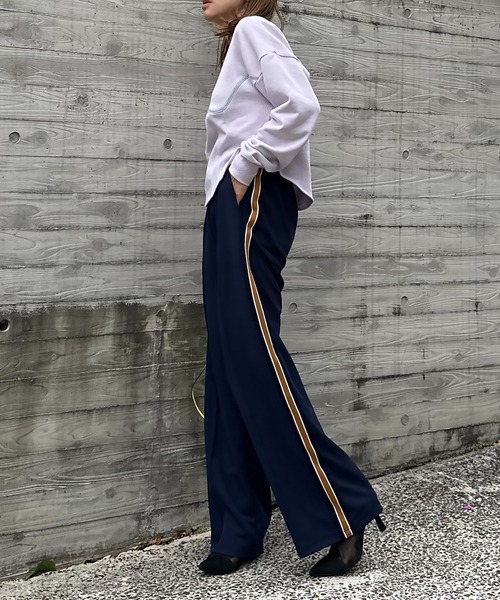 mi via loca パンツ Vintageライクライン センターシーム
