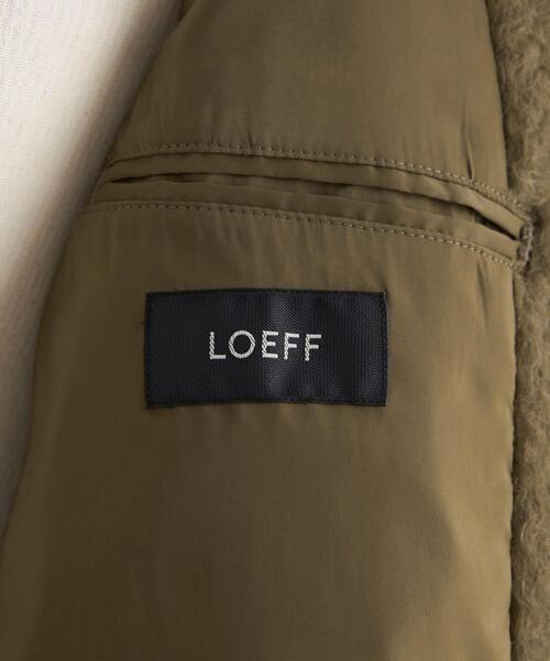 新品同様 定価8.8万 ロエフ 23aw モヘヤウールシャギーショートコート 1 LOEFF アウター 「LOEFF」モヘヤウール シャギー ショートコート