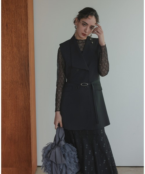 【美品】Callarus 結婚式　オケージョンドレス　ロング　4L 黒 Callarus ドレス 「Callarus」「結婚式・お呼ばれ・パーティー