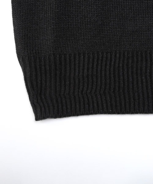 黒いボタン付きカーディガン Lサイズ ONCILY（オンシェリー） カーディガン SILVER BUTTON CREW NECK