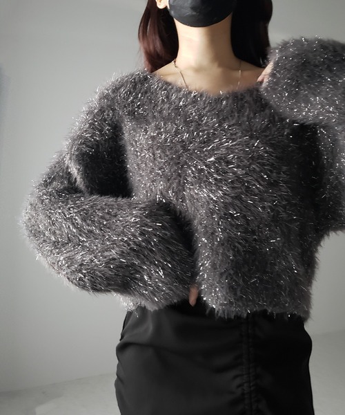 me+em select（ミームセレクト） ニット セーター 「 ワンショルに