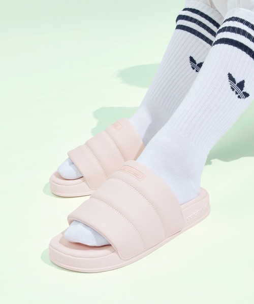 adidas ピンクベージュ サンダル　アディレッタ ADIDAS/アディダス】 ADILETTE COMFORT｜LOGEMENT DE CLAIRE