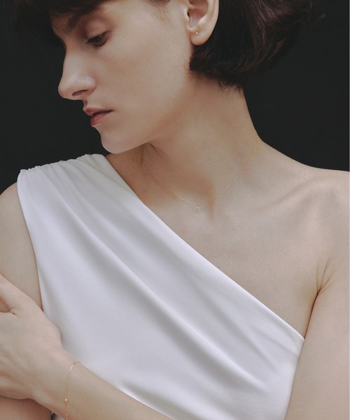 ネックレス 「les bon bon」K18 diamond necklace BOB412 レディースの画像