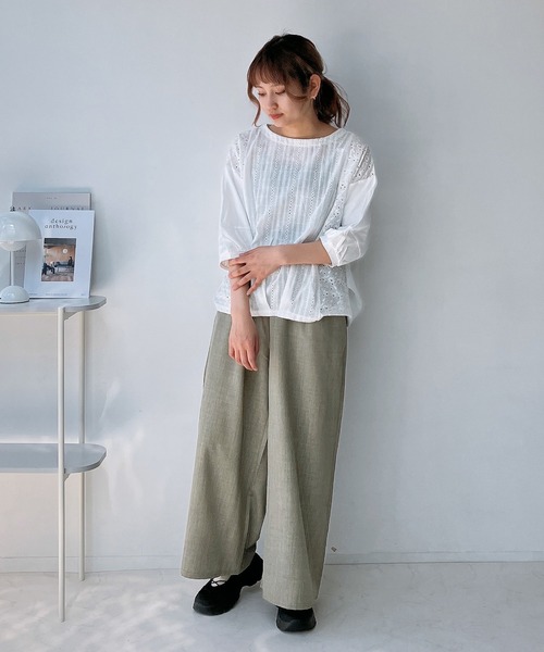 AS KNOW AS アズノウアズ（レディースワイド、バギーパンツ