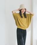 tシャツ タックフライスワイドTシャツ レディースの詳細画像5