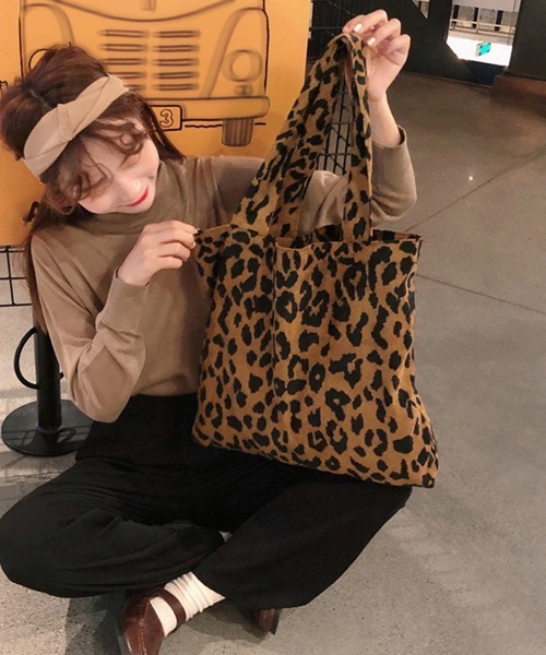 miniministore（ミニミニストア） トートバッグ ヒョウ柄 トートバッグ