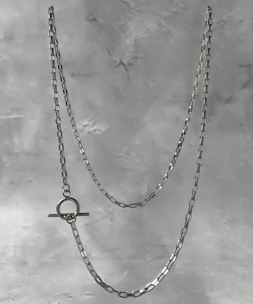 ARROWM ネックレス AROOWM ボックスロングチェーンマンテルネックレス