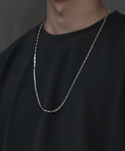 ARROWM ネックレス AROOWM ボックスロングチェーンマンテルネックレス