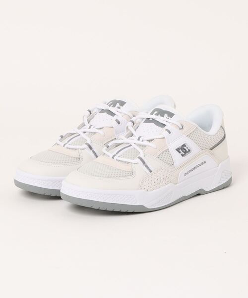 DC スニーカー ホワイト 未使用 新品未使用！ DC SHOES ローカットスニーカー W/G 24.5センチ