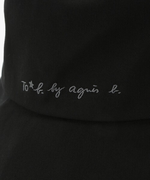 To b. by agnes 帽子 ハット コットン センターロゴ バケットハット