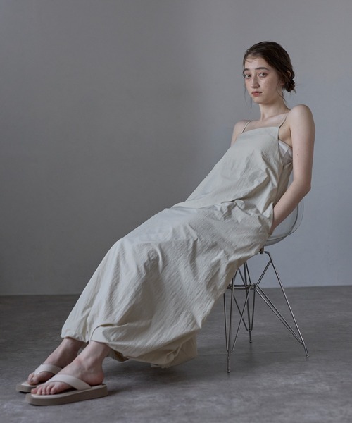 ワンピース 「MINERTE」balloon one piece / バルーンキャミワンピース | MINERTE | 01