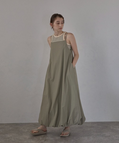 ワンピース 「MINERTE」balloon one piece / バルーンキャミワンピース | MINERTE | 13