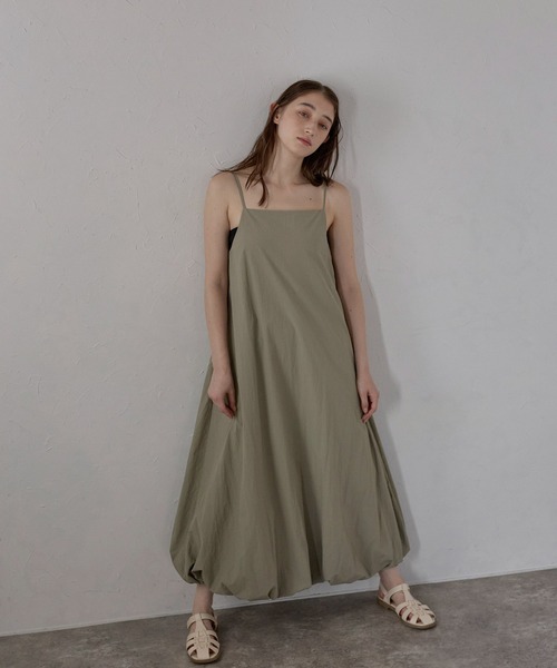 ワンピース 「MINERTE」balloon one piece / バルーンキャミワンピース | MINERTE | 07