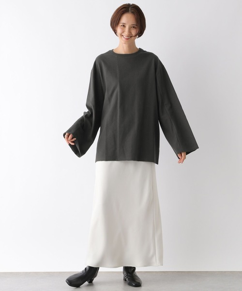 REKISAMI シャツ切替プルオーバー 袖切り替えプルオーバー 140912（Tシャツ/カットソー）｜LEPSIM