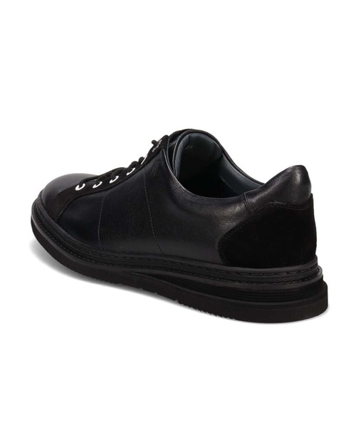 LANVIN en Bleu スニーカー 異素材使いのレザースニーカー 86553