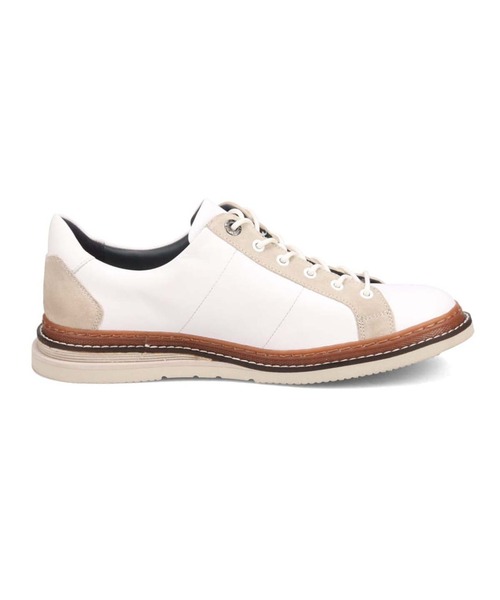 LANVIN en Bleu スニーカー 異素材使いのレザースニーカー 86553