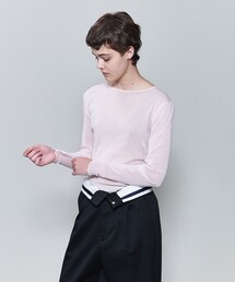 6(ROKU) tシャツ 「6(ROKU)」ナイロン チュール クルーネック