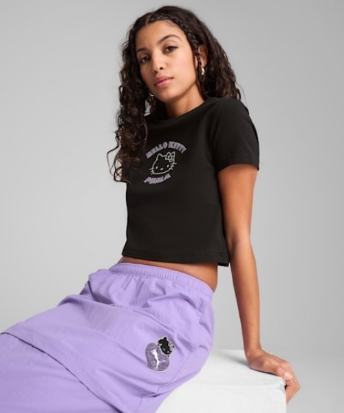PUMA tシャツ X HELLO KITTY キティコラボ/ミニTシャツ 631613