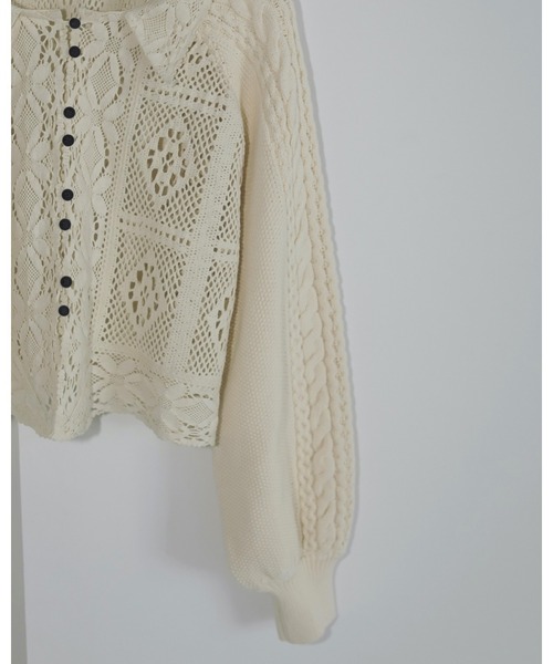 anuke ニット セーター Layered Lace Knit レディース