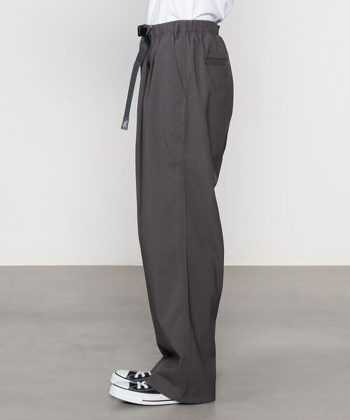 GRAMICCI 黒ワイドパンツ(新品) GRAMICCI (グラミチ) 【Japan Exclusive】TWILL WIDE PANT #MEN